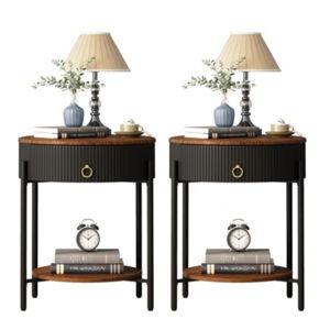 O&K FURNITURE 1 - Drawer Metal Nightstand | Wayfair