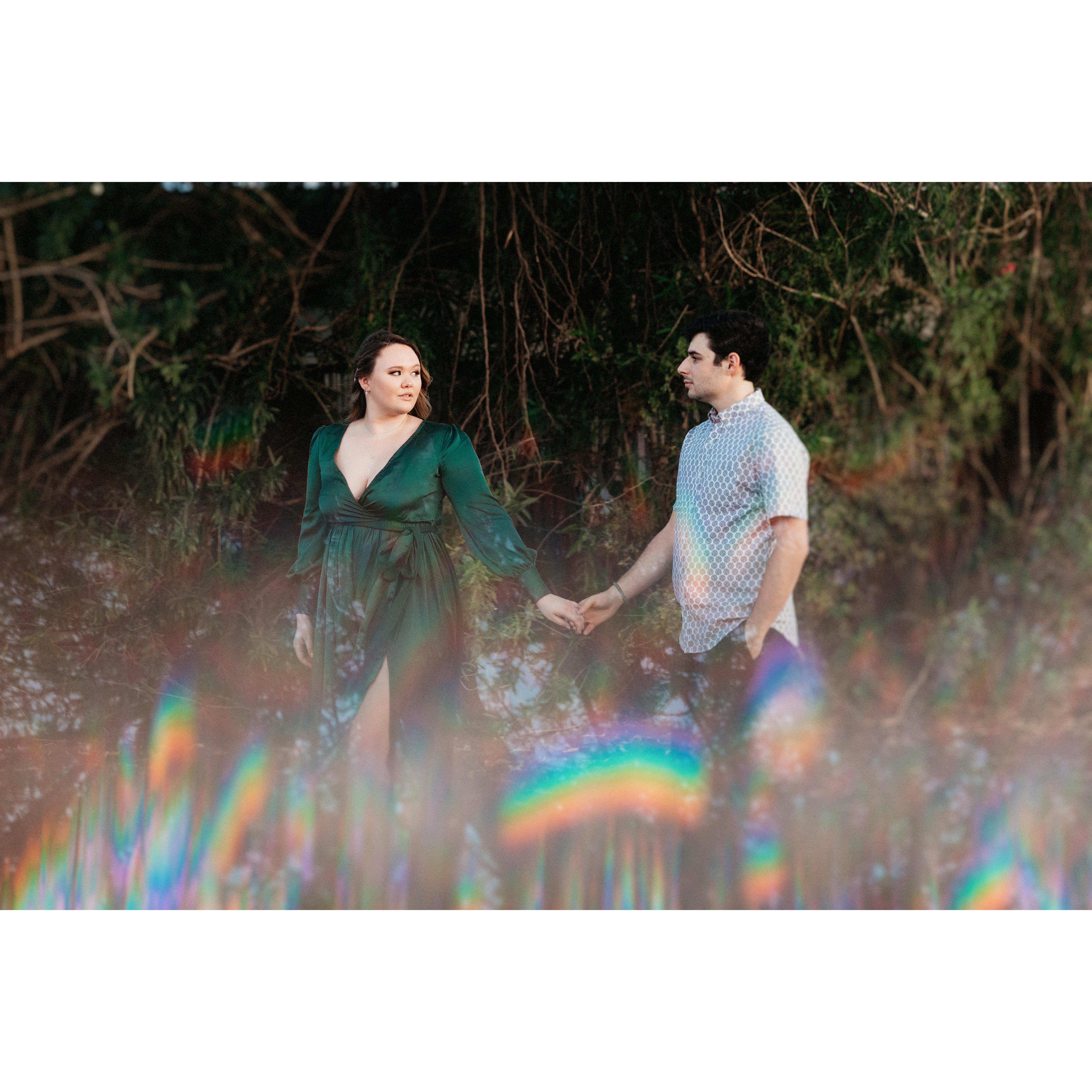 Taken by the amazing Kring Fotography at Himmel Park in Tucson where we got engaged and at our home
