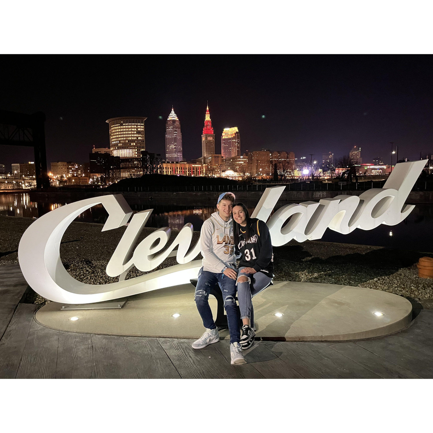 We love going to Cleveland to enjoy the city and to watch the Cavs! Especially Jarrett Allen!