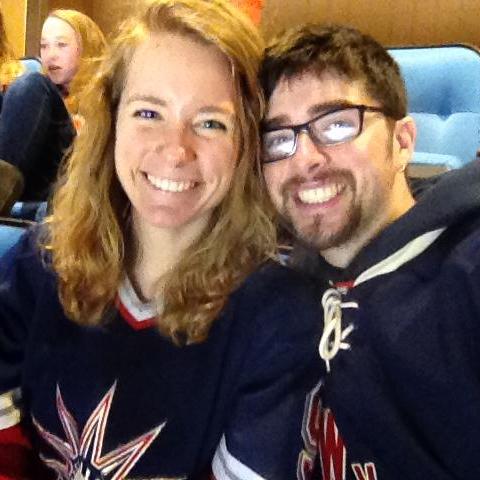 Susan's first Rangers game, and they won against the Flyers!