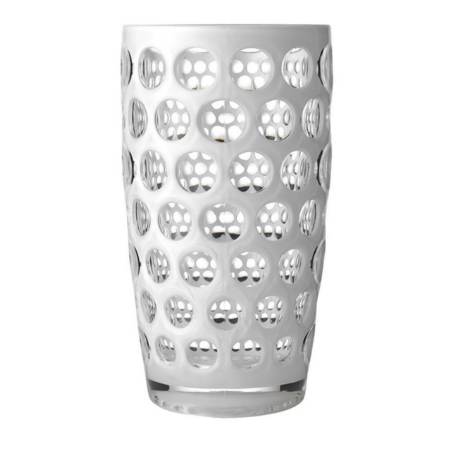 Lente Highball Acrylic Tumbler - White