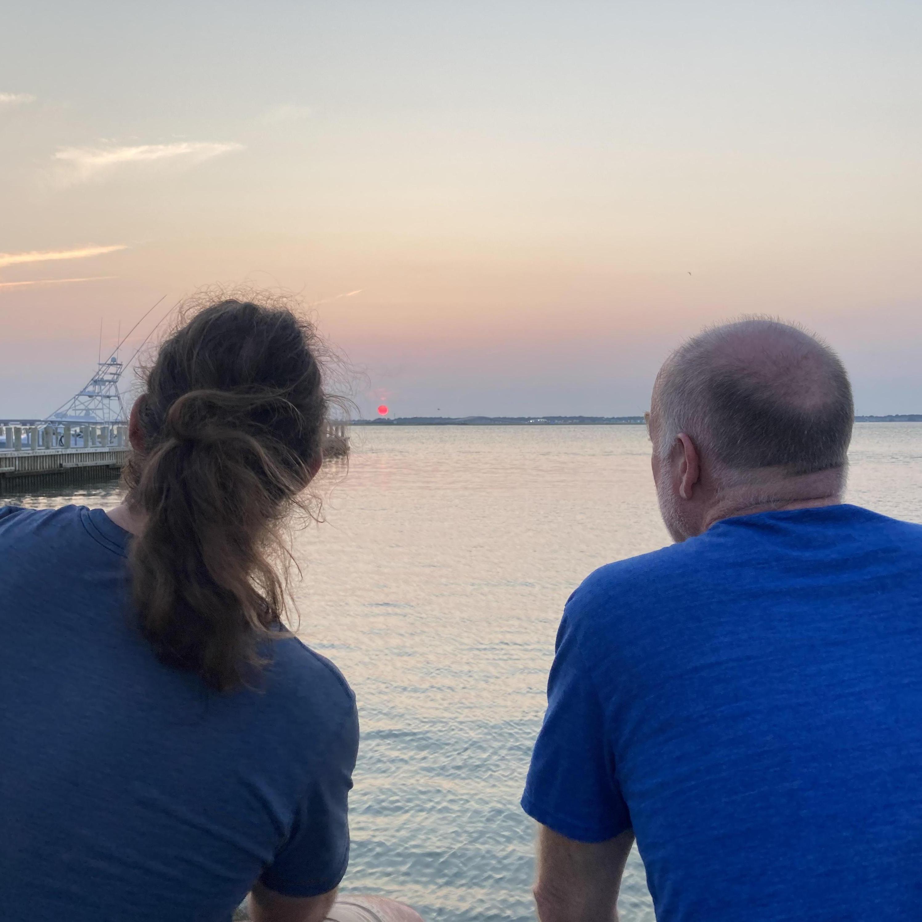 Sunsets are better with friends. Ocean City, NJ. Summer 2021
