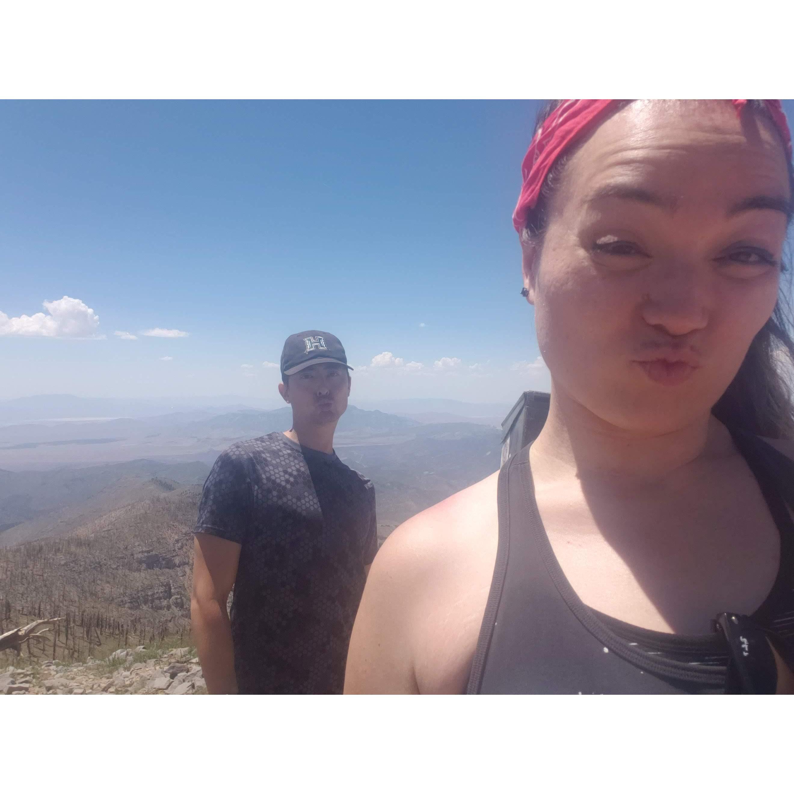 At the top of Griffith peak Mt. Charleston 2021!