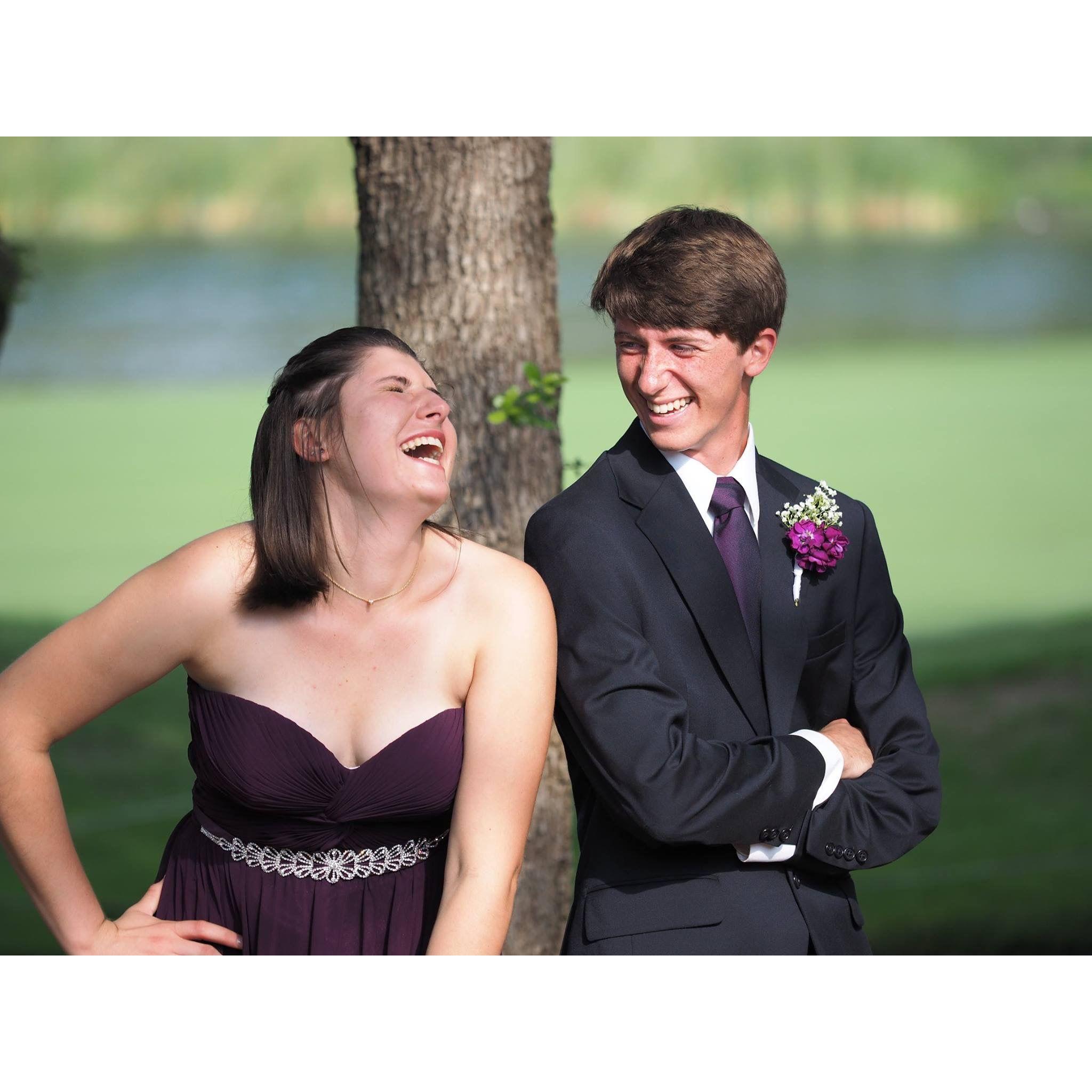 M and G's senior prom