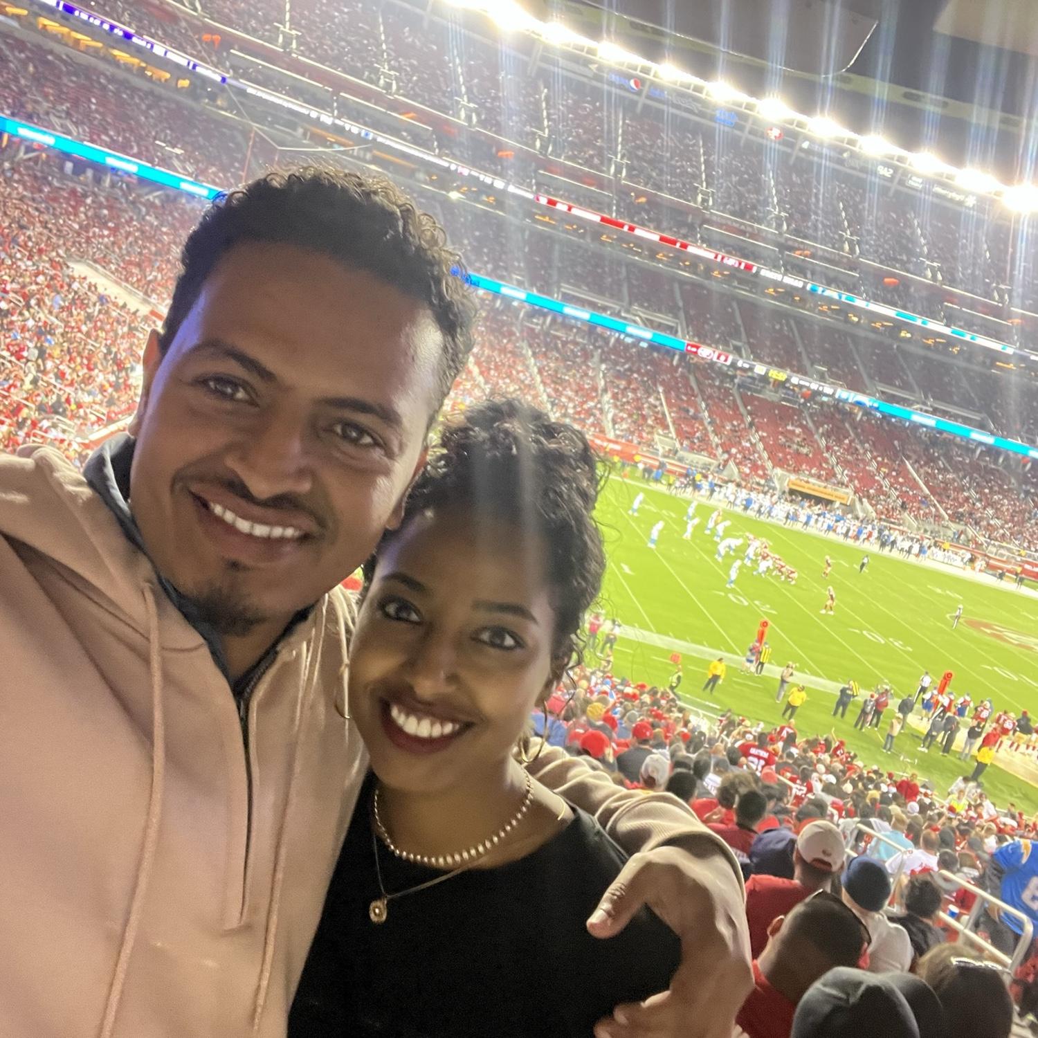 First 49ers game for Selam :)
