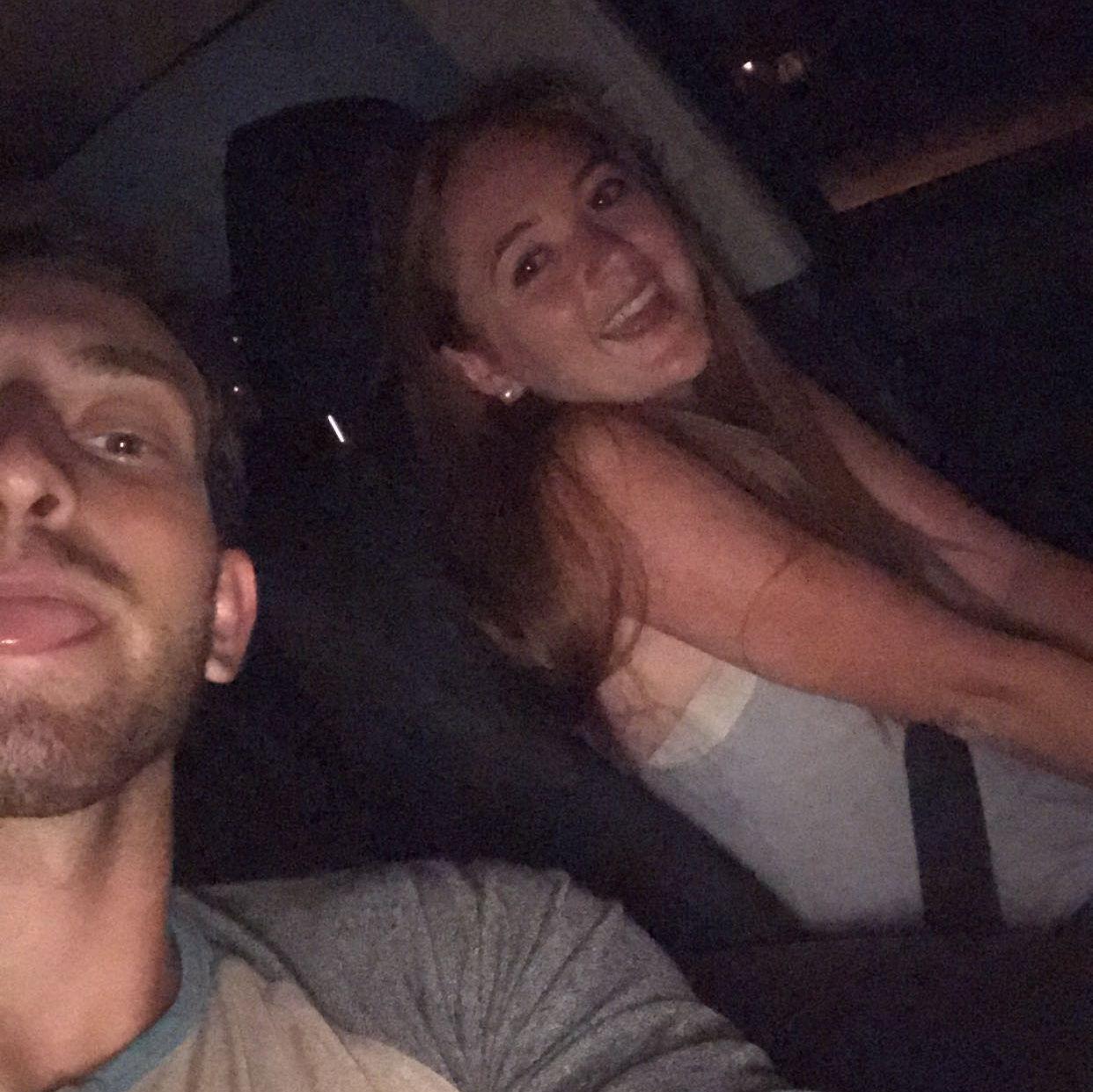Our first date! We ate a disgusting amount of ice cream in the early days.