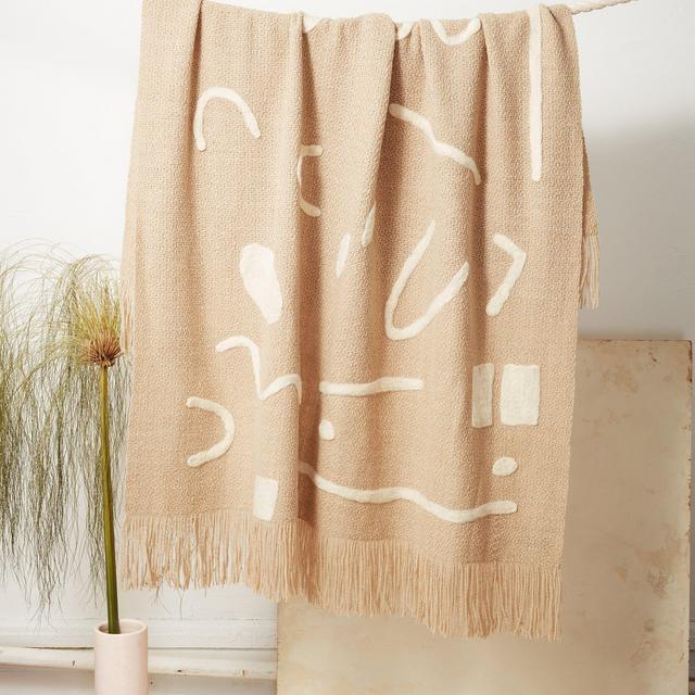 Abstract Throw Oat