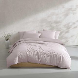 Washed Percale 3-Piece Comforter Set