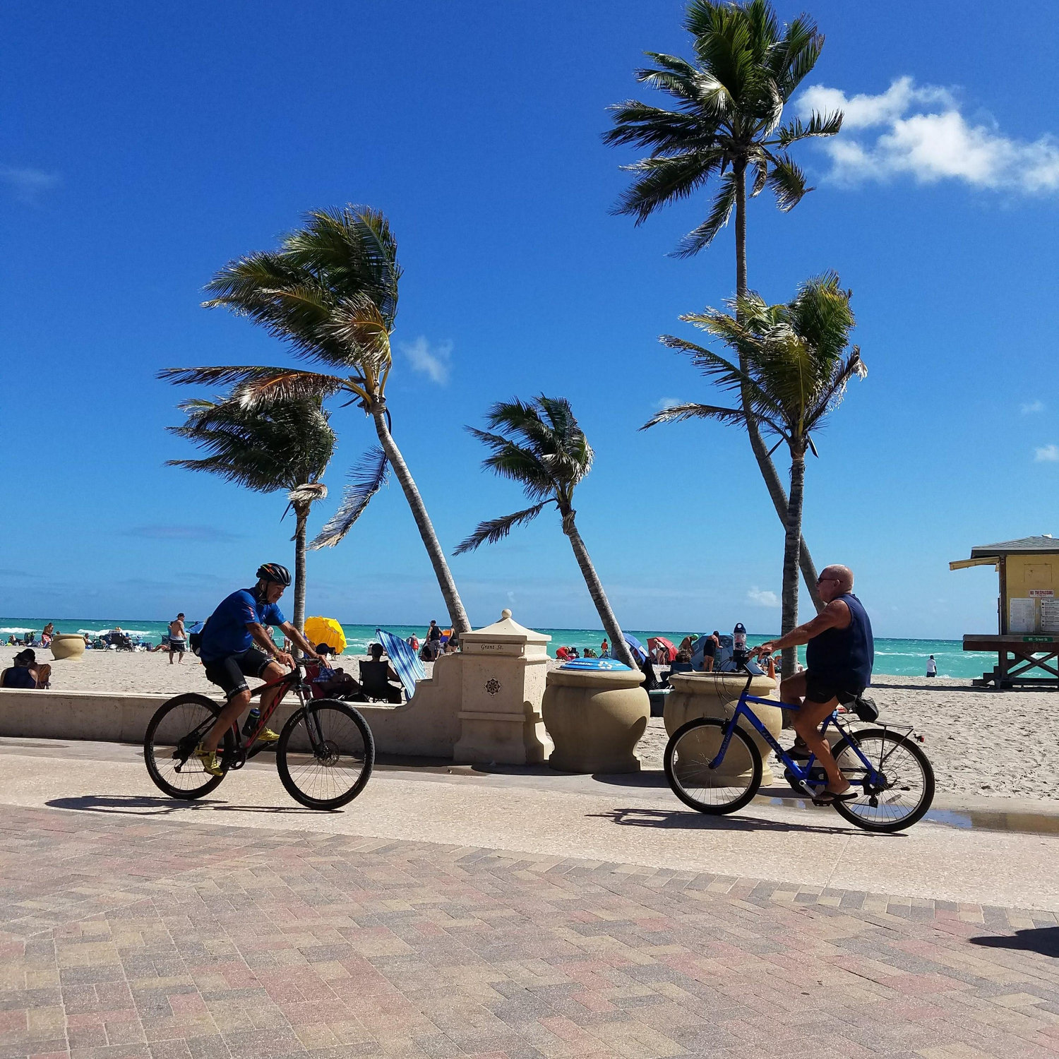 Hollywood Boardwalk in Hollywood, Fl.