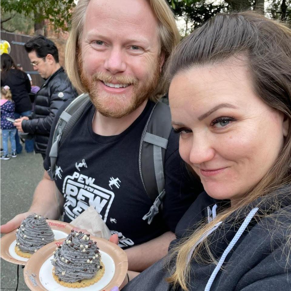 At Disneyland,  we tried the gray stuff. It was delicious.