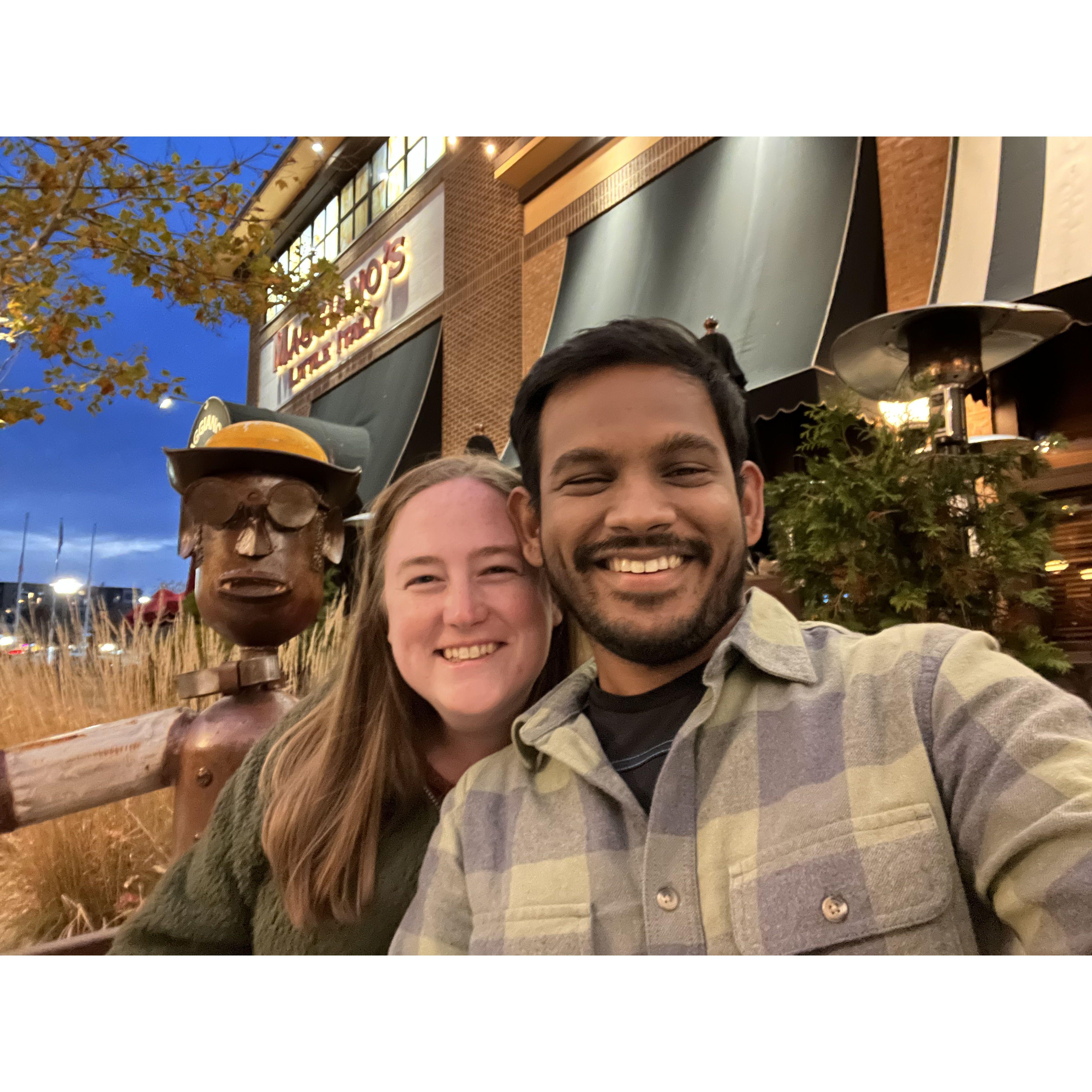 Our first anniversary!
