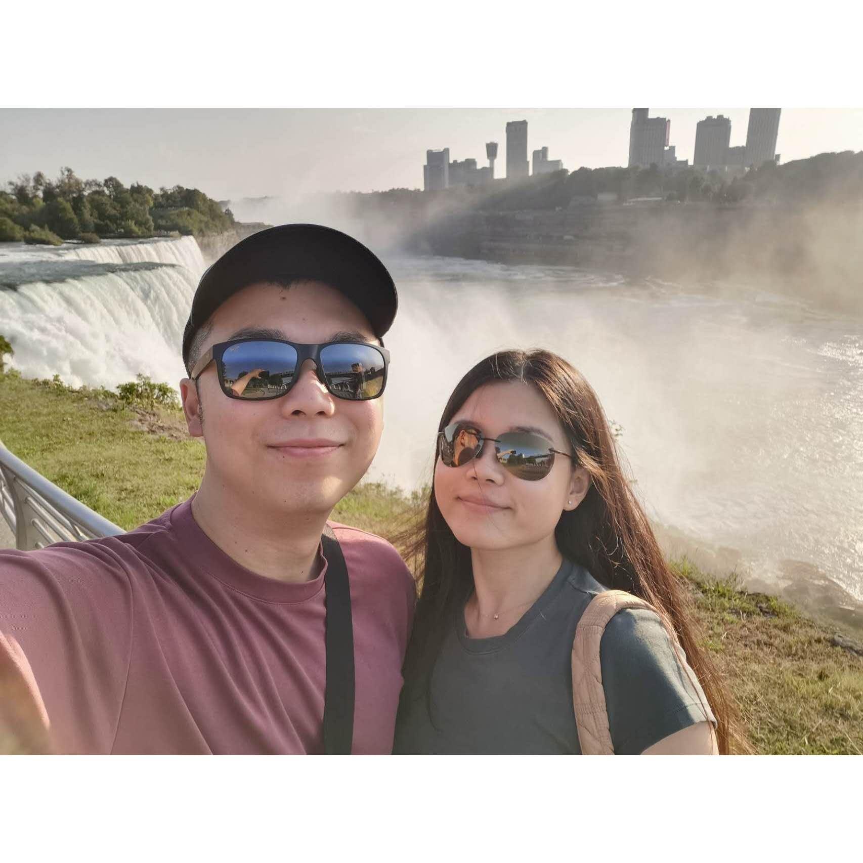 First time visiting Niagara Falls on the USA side together!