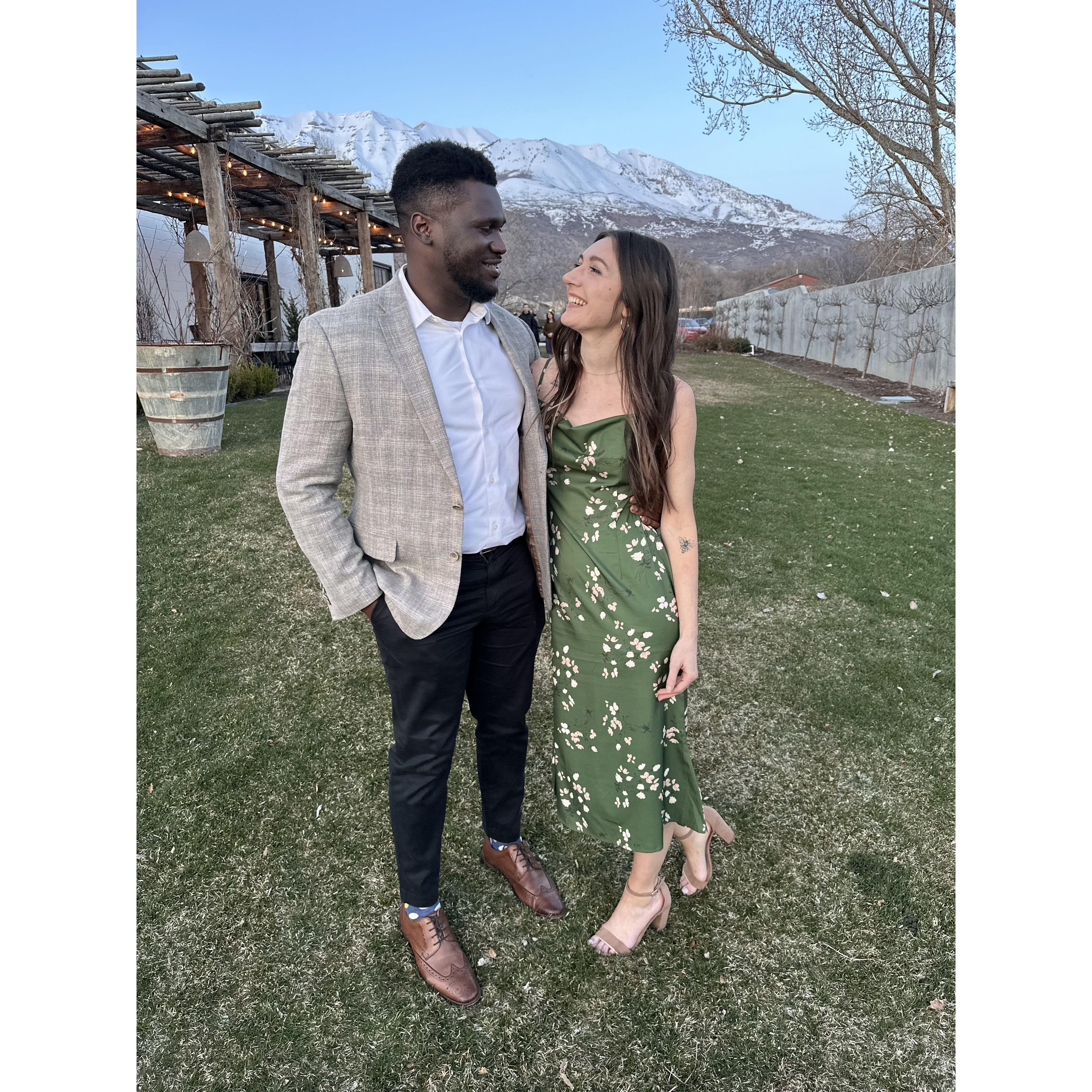 Our good friend's wedding in Utah
