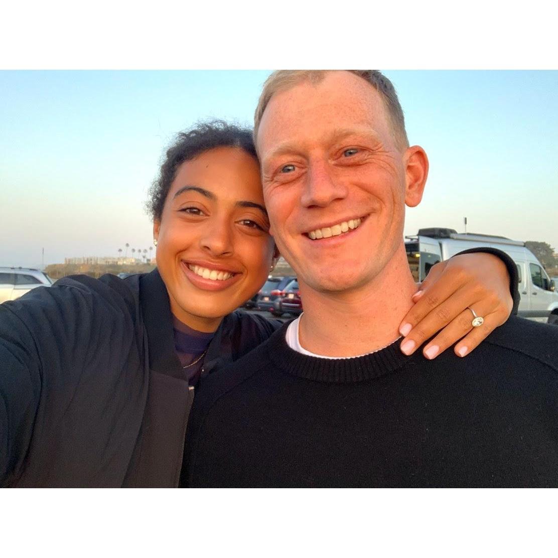 The day after we got engaged. It was the best weekend of our lives :')
February 2020