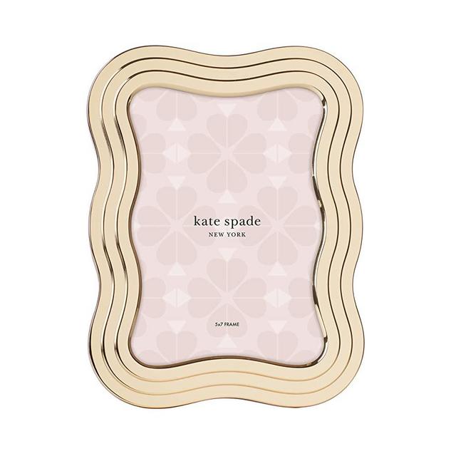 KATE SPADE Gold South Street 5" X 7" Wavy Frame, 1.00 LB