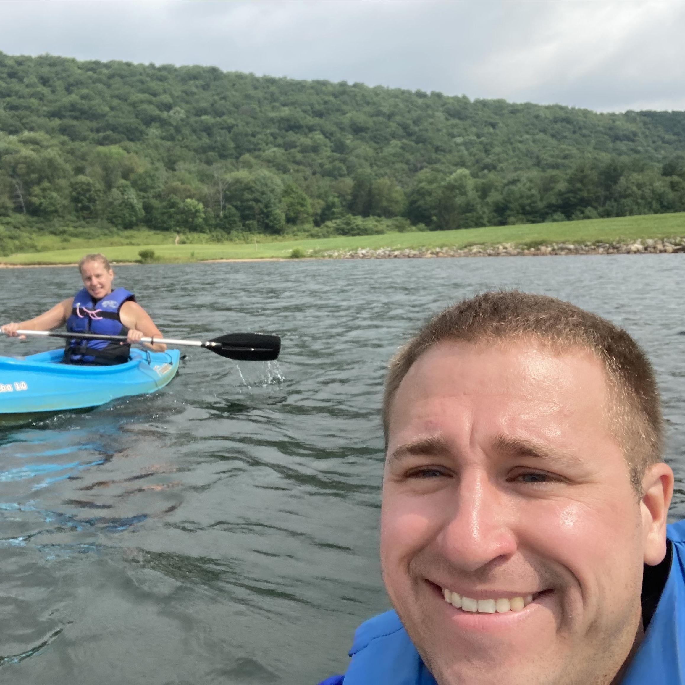 Kayaking at Mauch Chunk Lake (July 2021)