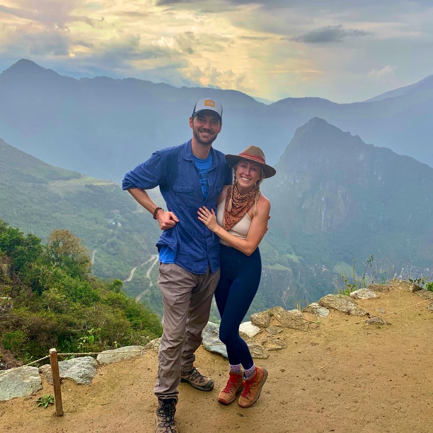 This is where Tim popped the question - the Sun Gate at Machu Picchu. Epic!