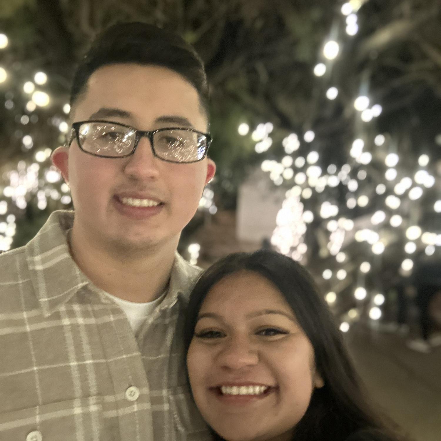 Visiting a farm for christmas lights 🎄