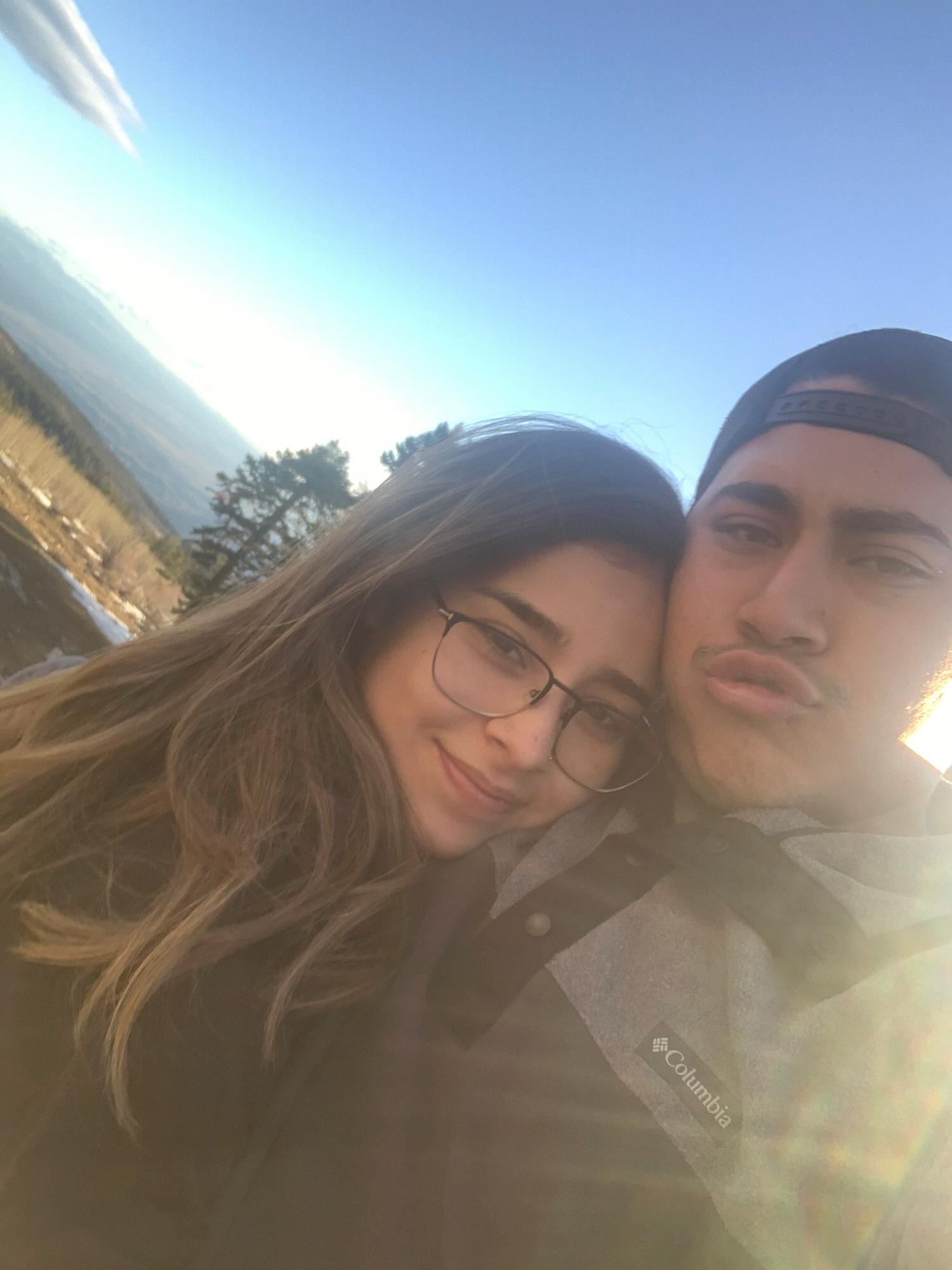 Easter 2020, we watched the sunrise at Sandia Peak and then watched church on the mountain!