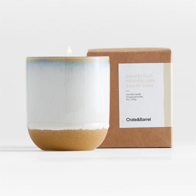 Grapefruit, Peppercorn, Sugarcane Scented Candle