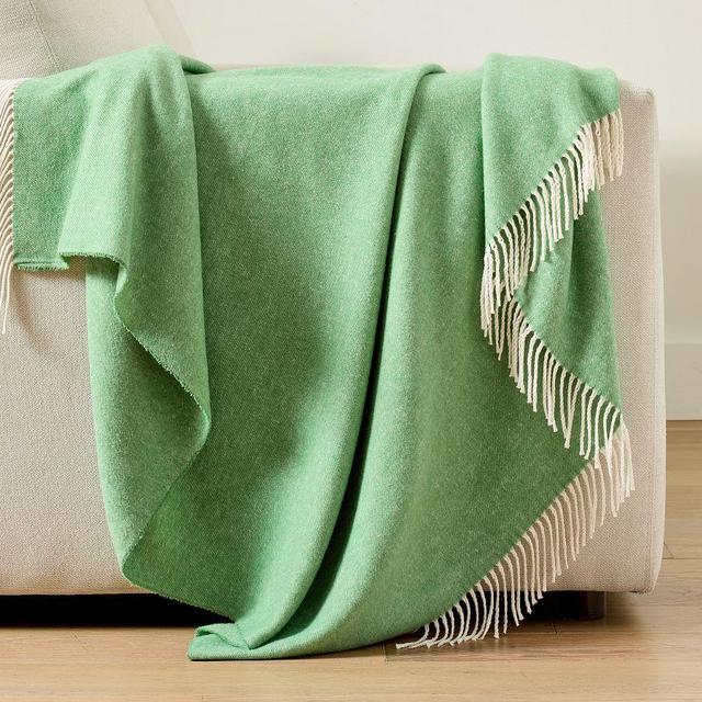 Monique Lhuillier Valentina Throw, 50" x 60", Sage