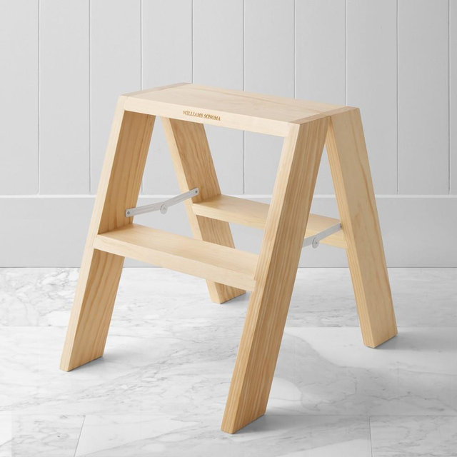 Hold Everything Mini Step Stool Pine Wood