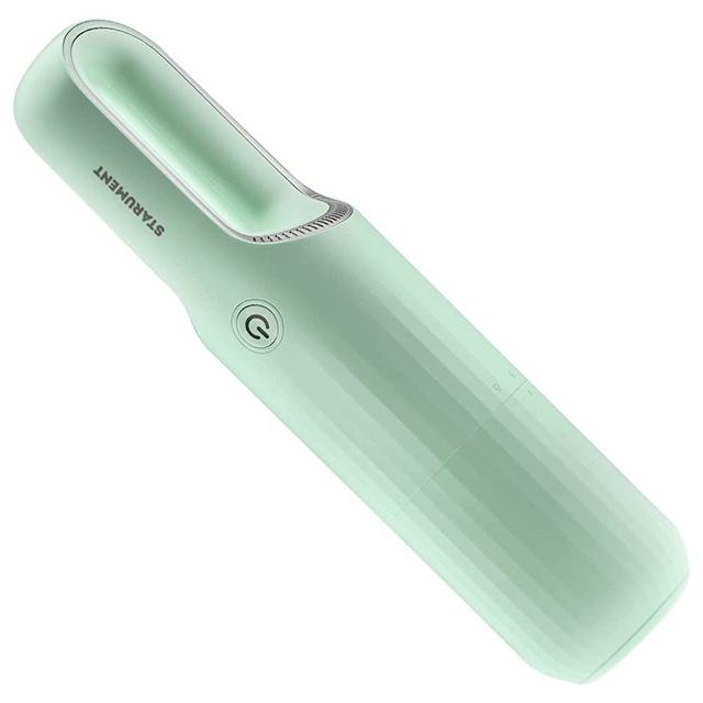 Starument Portable Hand Vacuum Cleaner Handheld Cordless Cleaner for Dust, Pet Hair Dirt Home, Car Interior Lightweight, Easy to Use, Compact Design Battery Rechargeable with USB-C Cable (Mint Green)