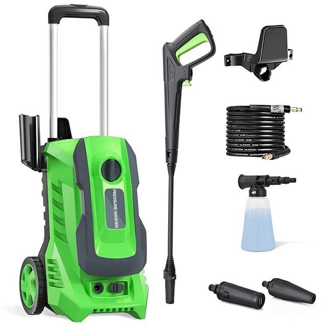 YANICHA Electric Pressure Washer - Power Washers Electric Powered 4000 PSI High Pressure + 2.6 GPM with Adjustable Spray Nozzle Foam Cannon, Car Washer Cleaner for Cars, Homes, Driveways, Patios