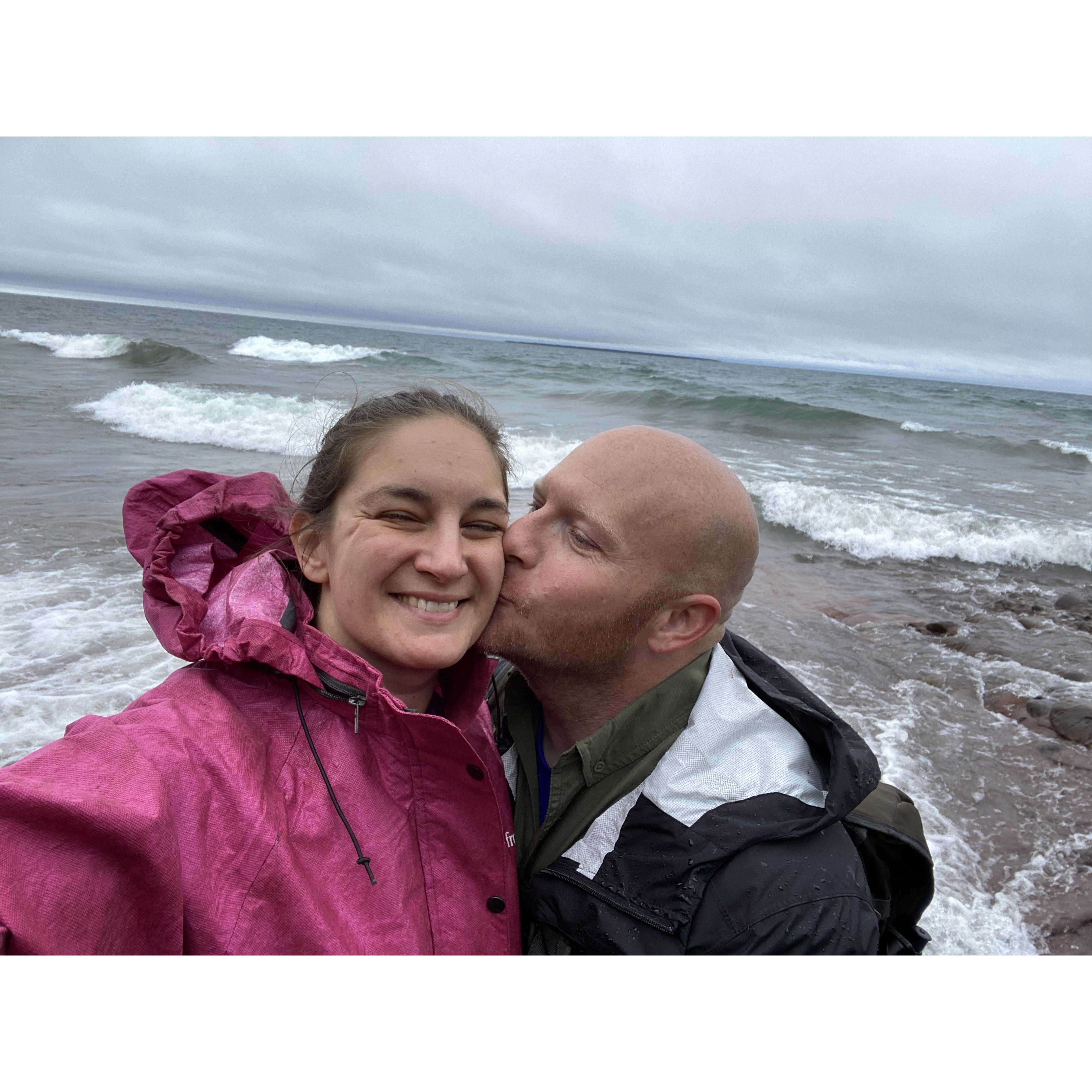 Taking our young romance to the northern most tip of the Keweenaw Peninsula