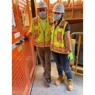 Working on the jobsite together!