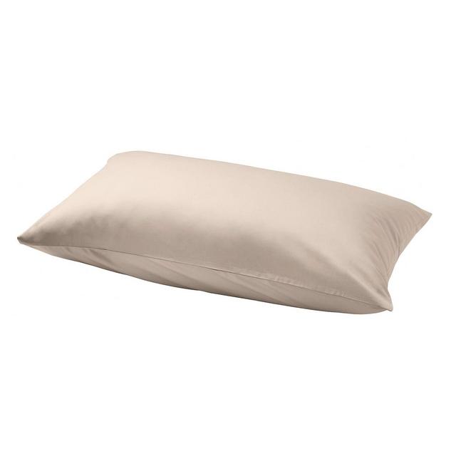 NATTJASMIN Pillowcase, light beige, King