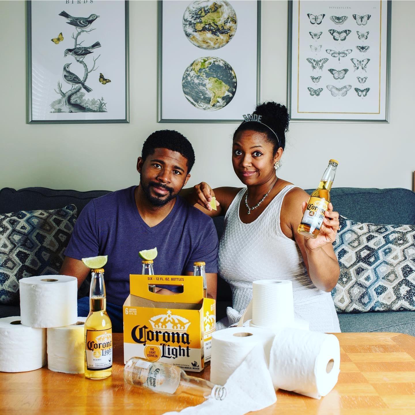 Our 2nd "save the date" card outtake photo! Pretty much sums up last year. We do not speak of last year.