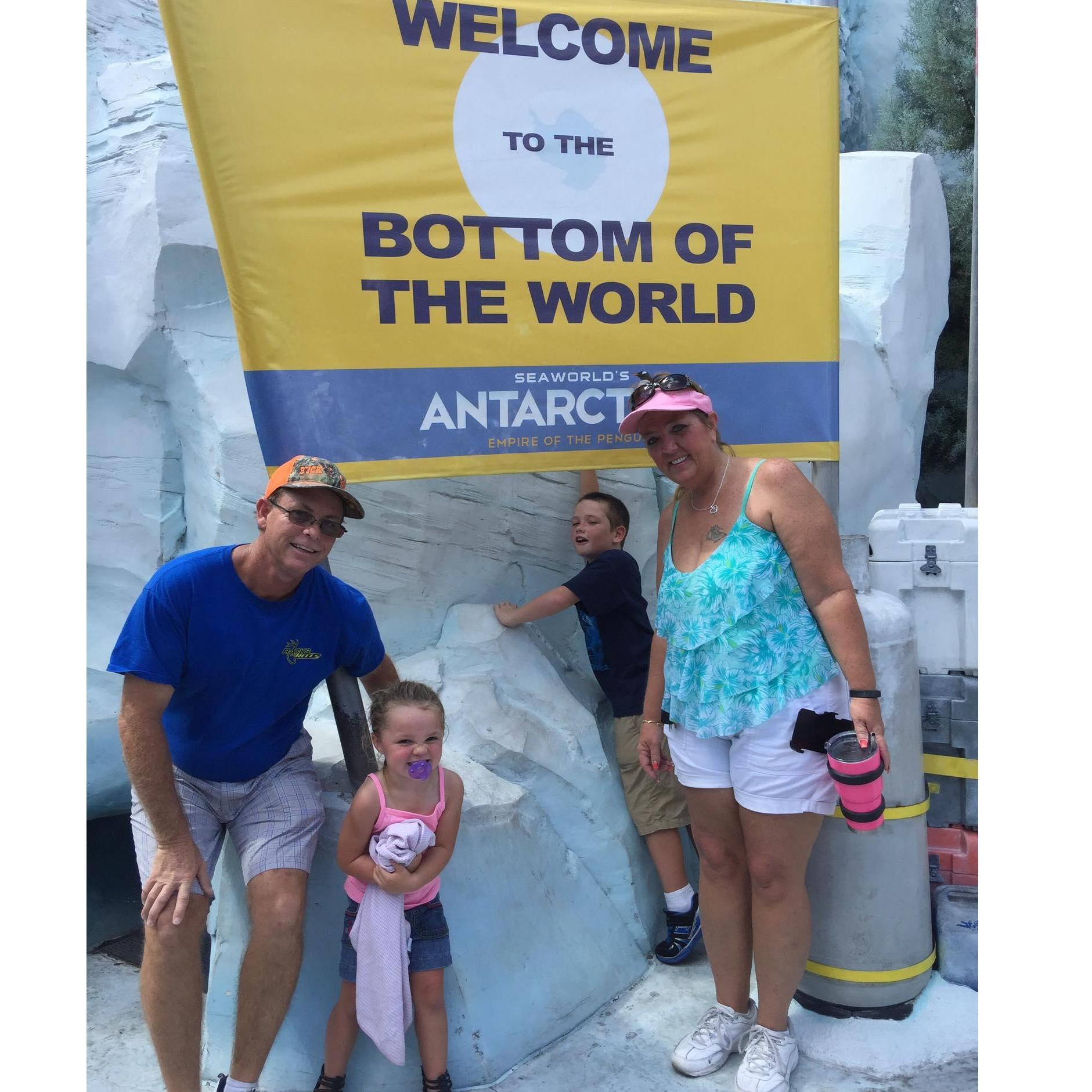 Seaworld trip with Cayden and Addisyn, love spending time with the grandbabies!