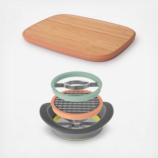 Leo All-in-One Slicer with Bamboo Cutting Board