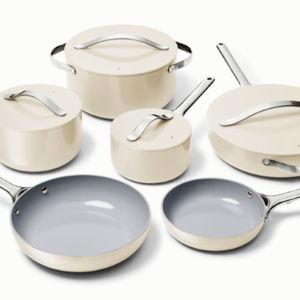 Ceramic Cookware & Minis 16 Piece Set: Color - CREAM