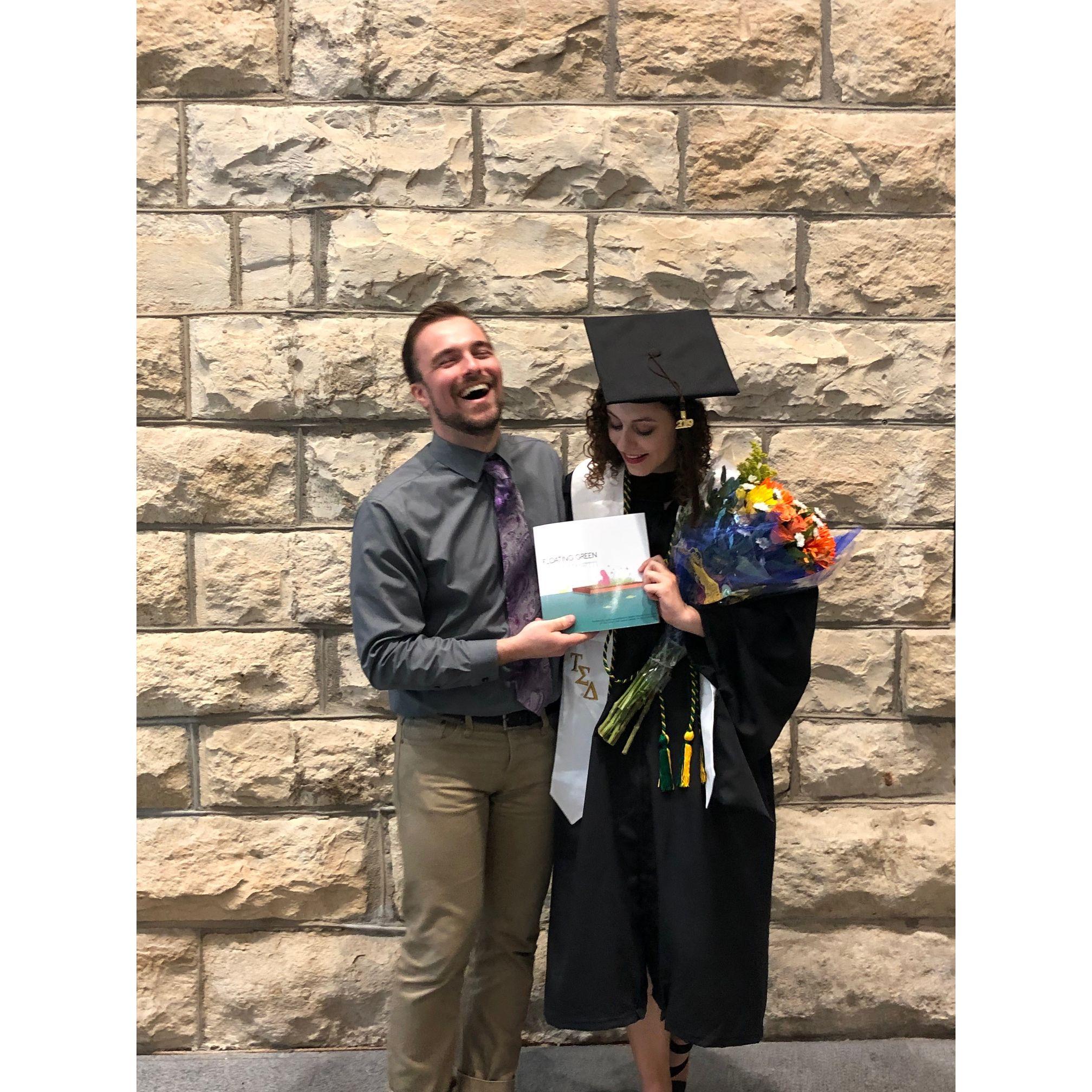 Taryn's graduation in 2019