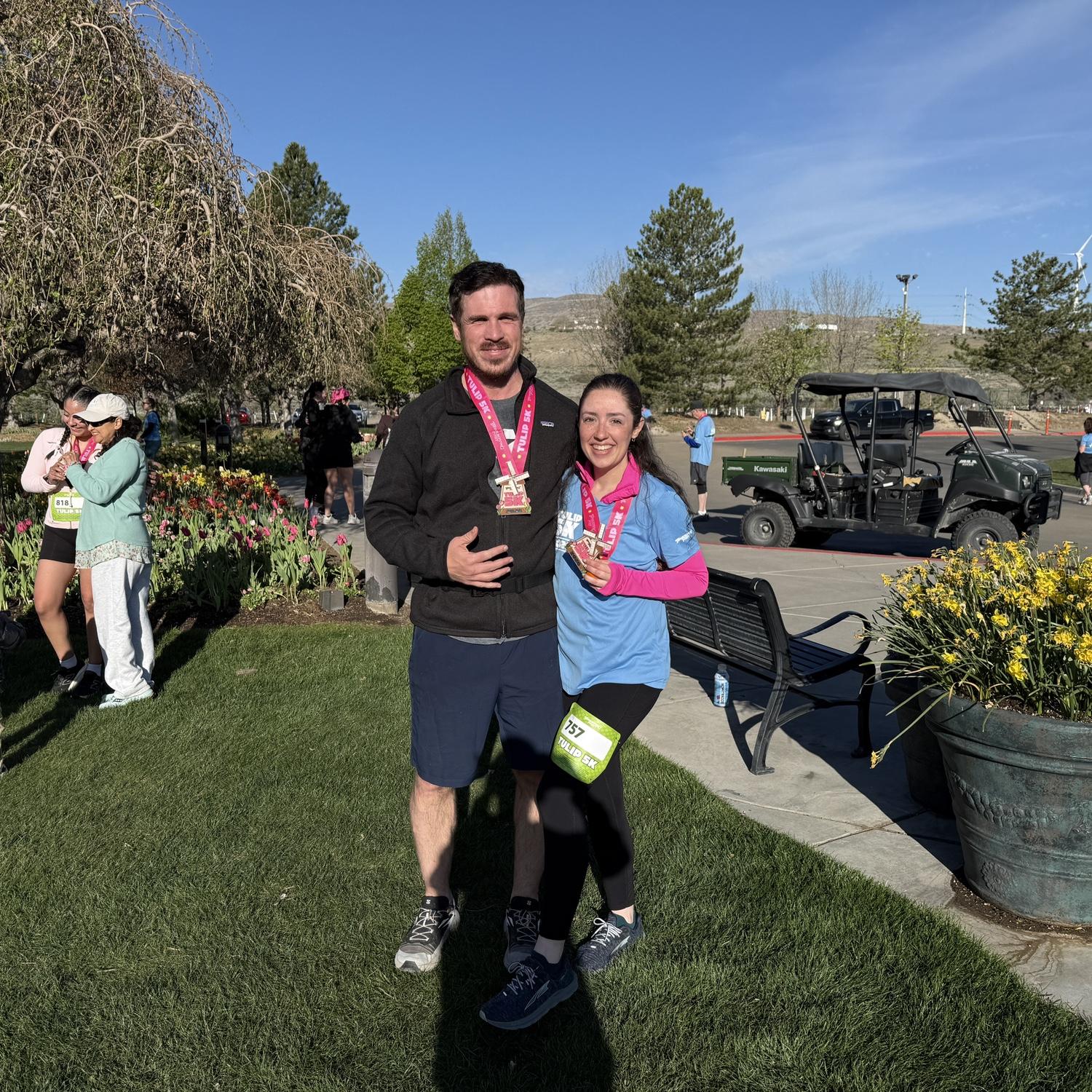 Paul and Carina's first 5K together