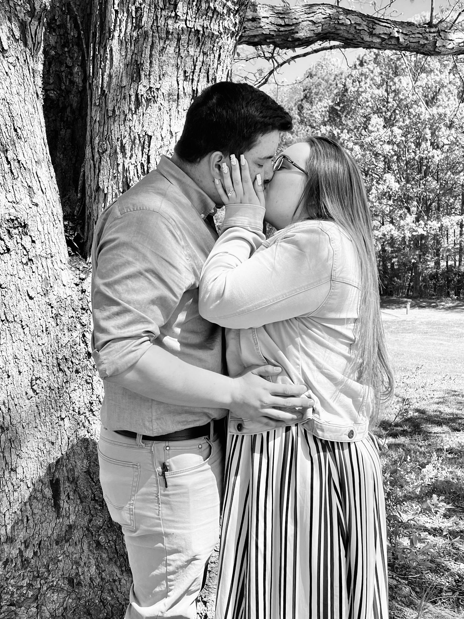 Finally looked at the ring and almost cried again. It was finally setting in what just happened.