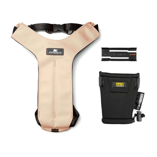 Clickit Sport Plus - Crash-Tested and Safety Certified Car Seat Belt Harness for Dogs (Small, First Blush)