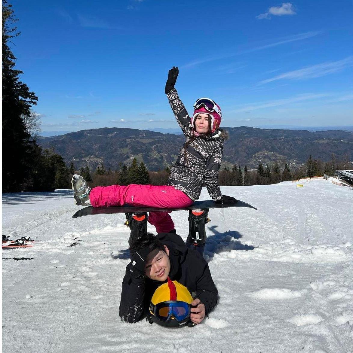 Family ski trip, March 2023.