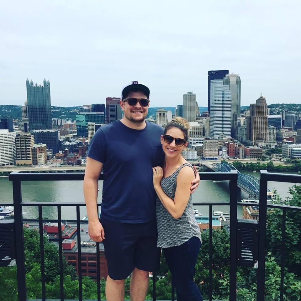 John took Katie to Downtown Pittsburgh for the First Time