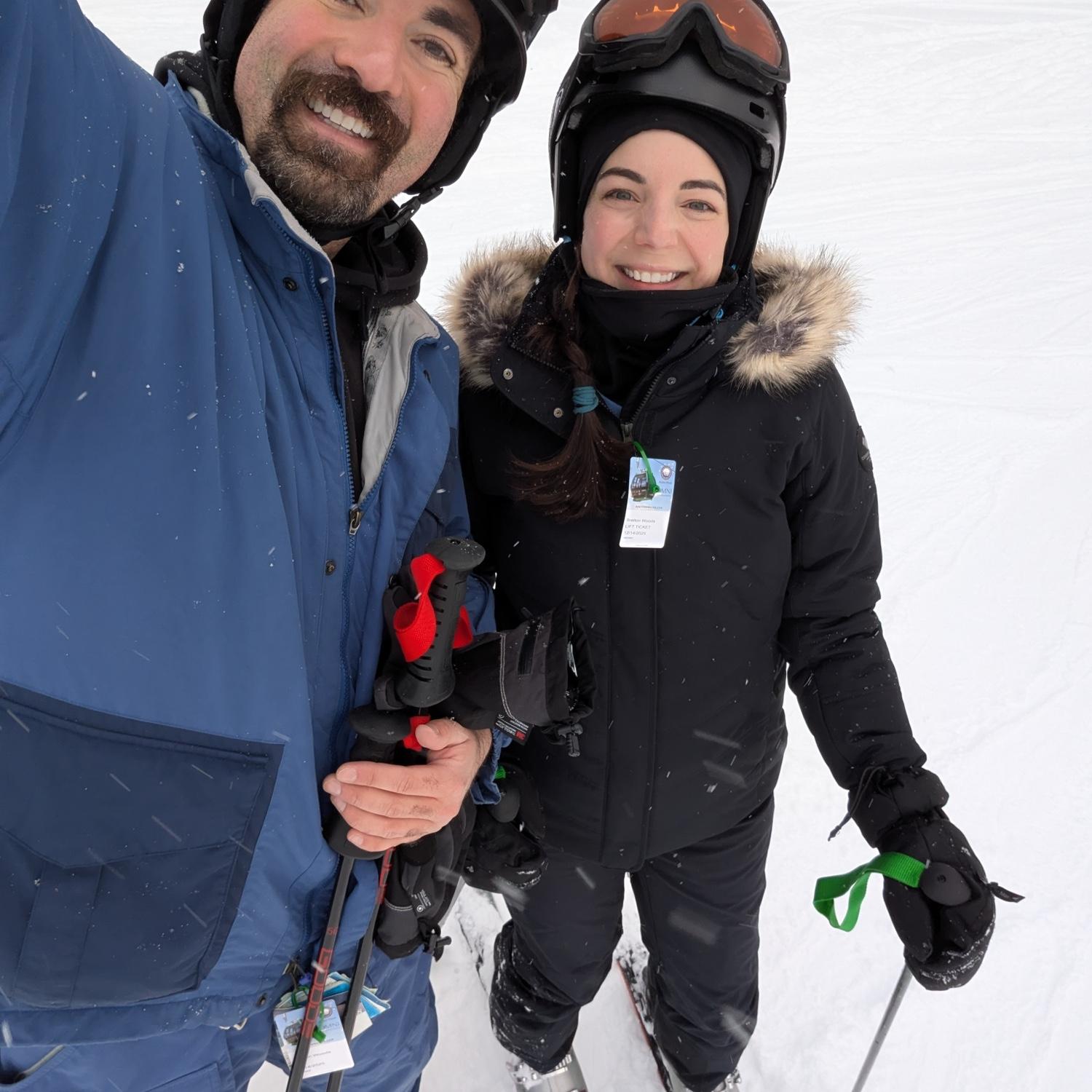 Lindsey’s first time skiing. Bretton Woods, NH