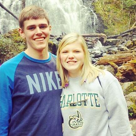 Our first picture together in April 2015