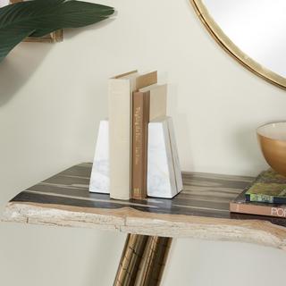 Marble Natural Triangle Bookends