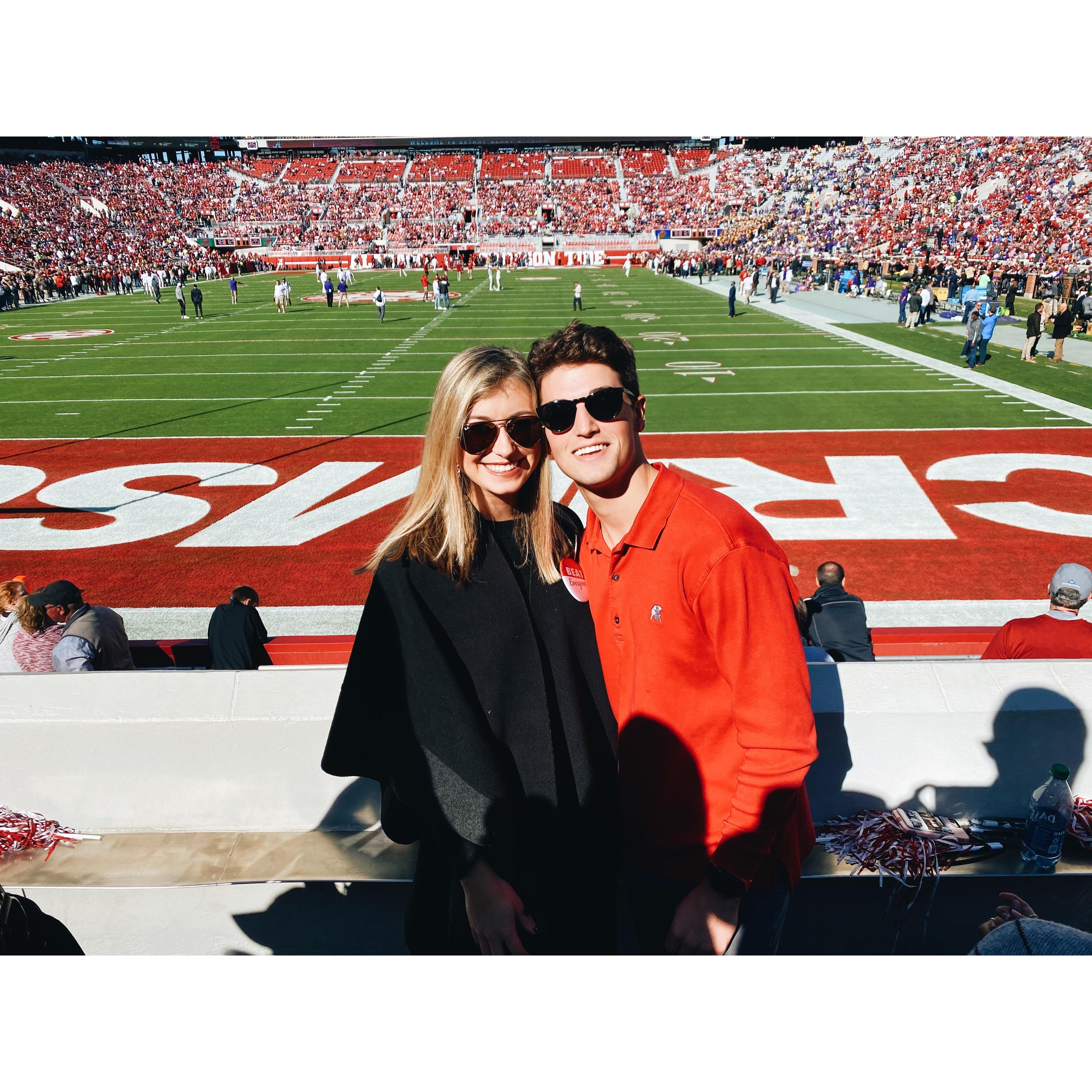 College gamedays! Roll Tide!