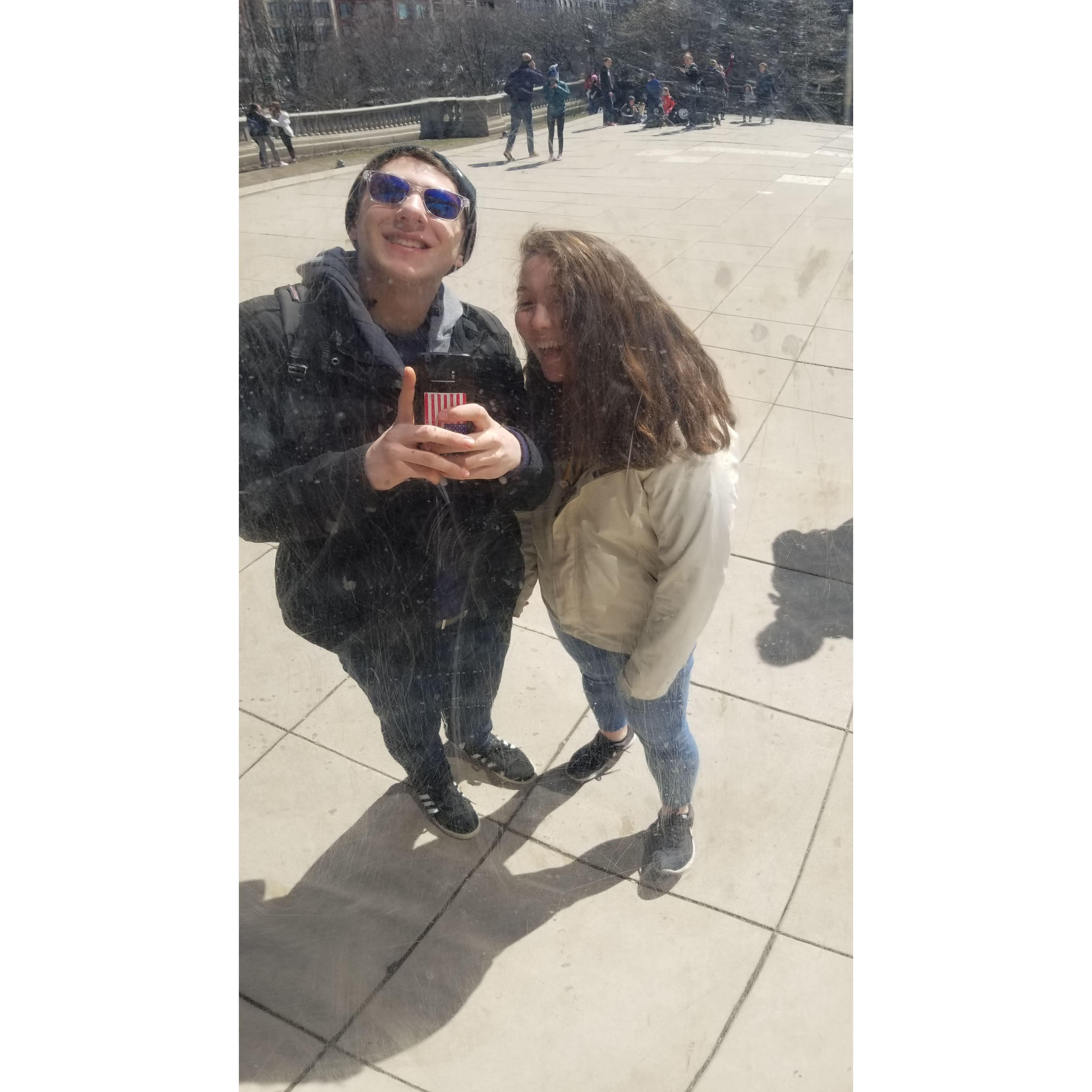 Mar 26, 2019. Trip to Chicago to meet Daniel's parents and visit the bean.