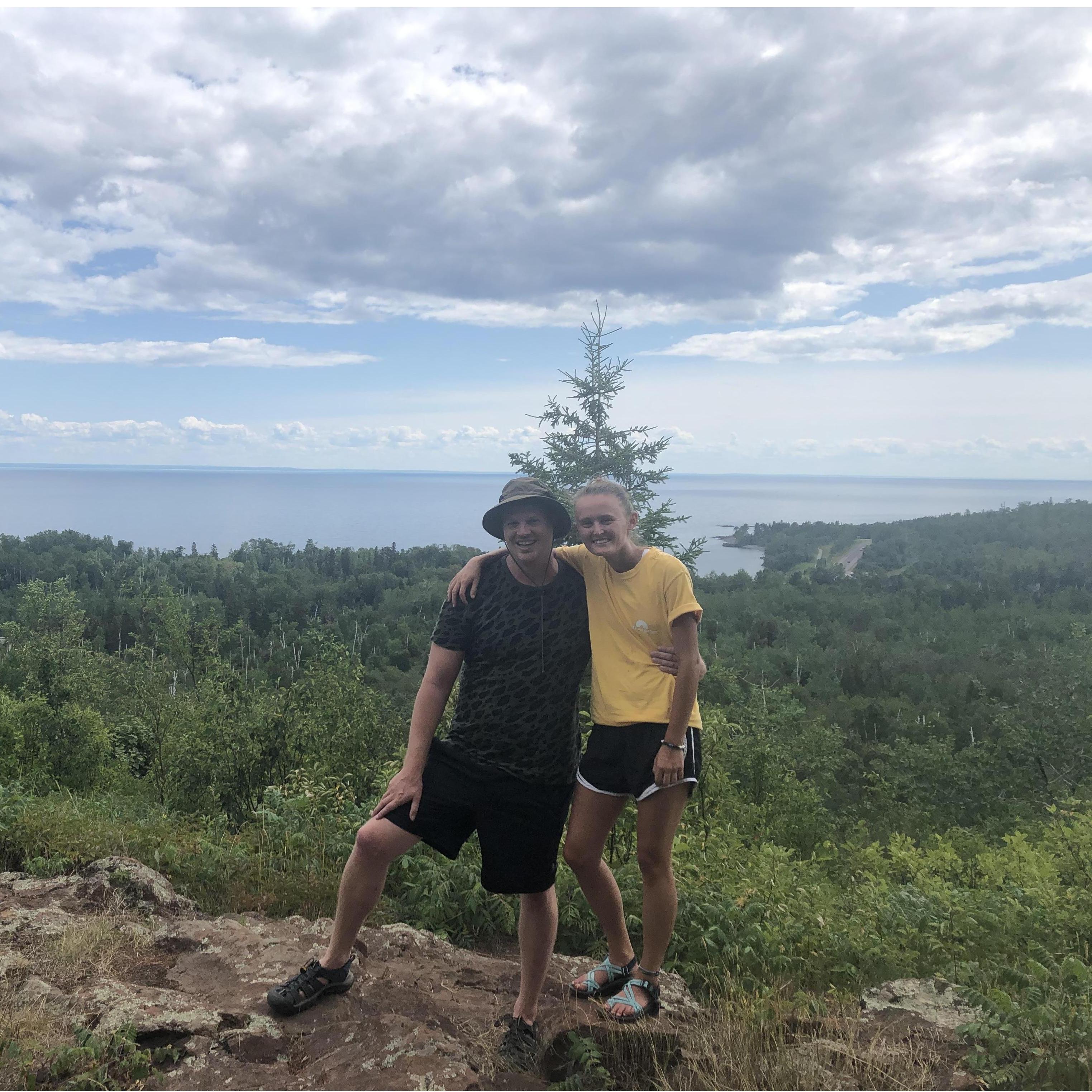 Camping with friends at Split Rock River up the North Shore.