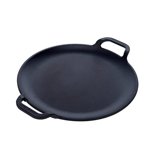 Victoria Cast Iron Round Pan Comal, 10"