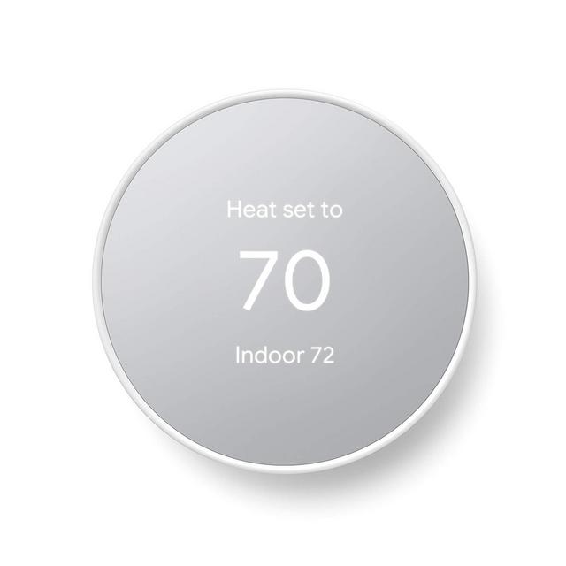 Google Nest Thermostat - Smart Thermostat for Home - Programmable Wifi Thermostat - Snow