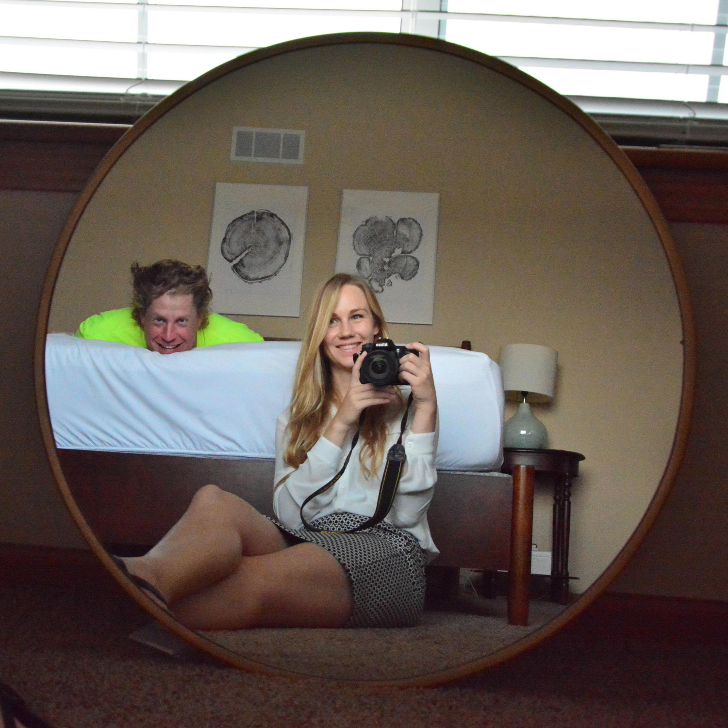 Playing with my new camera shortly after we got our first house in 2017.